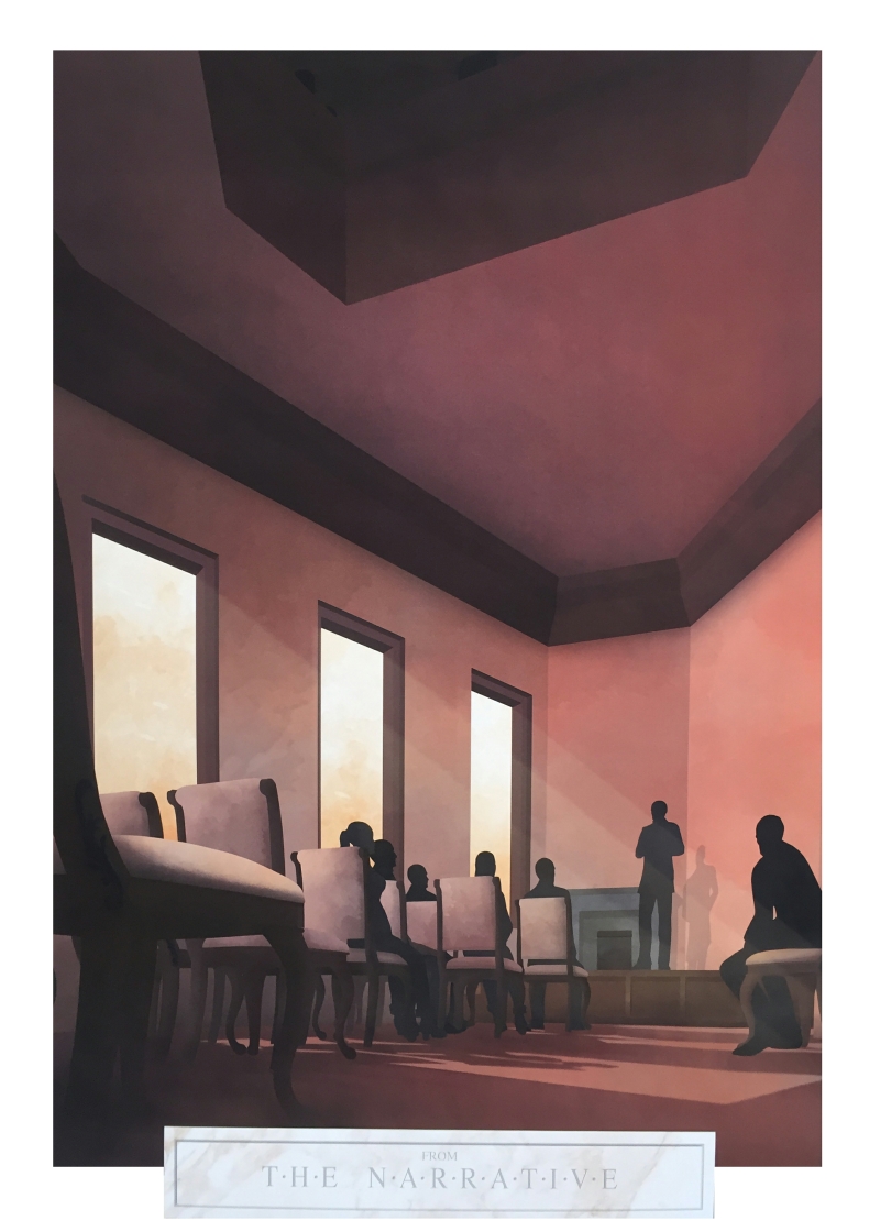 Drawing by Norwich University of the Arts student Daniel Walford, winner of the 2017 LSI Drawing Prize