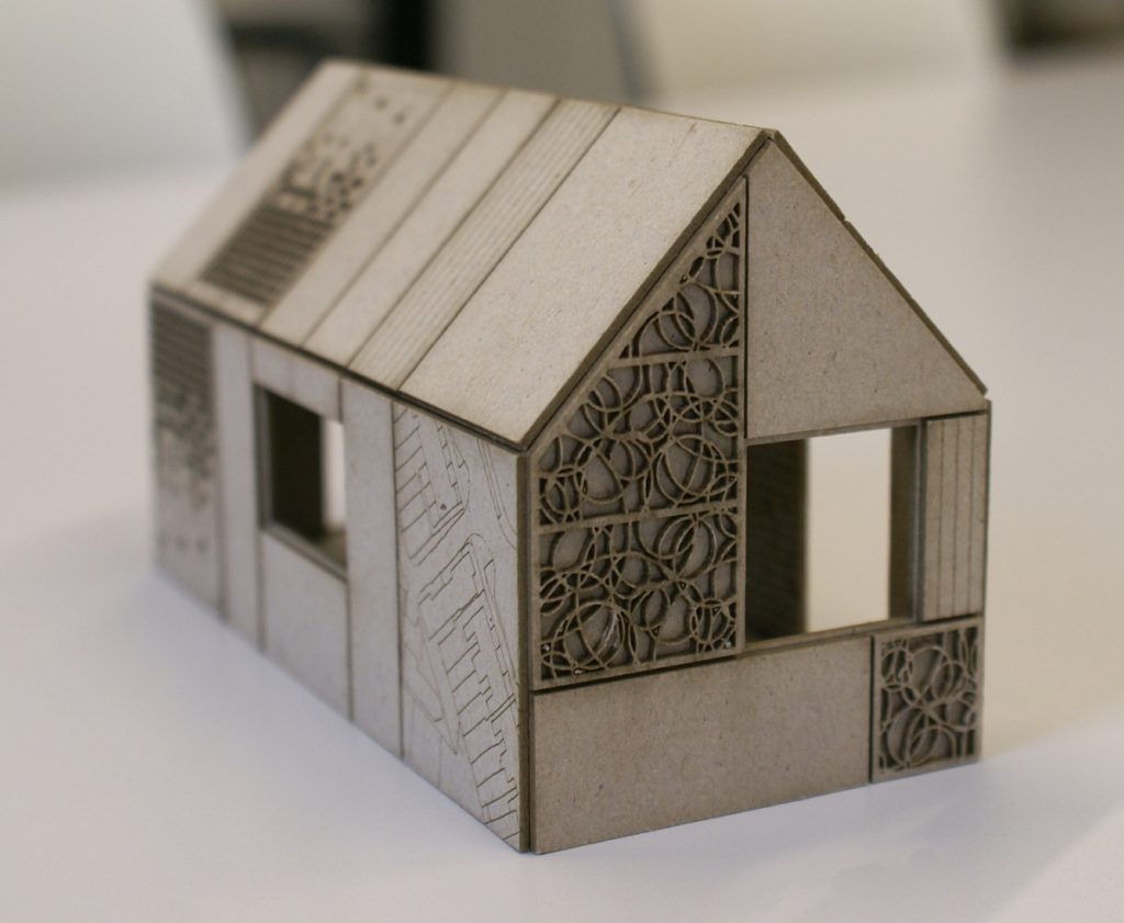 Glamping Hut Competition Sketch Model