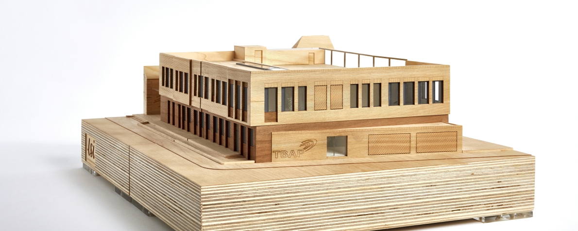 Bridge Academy Architectural Model by LSI Architects