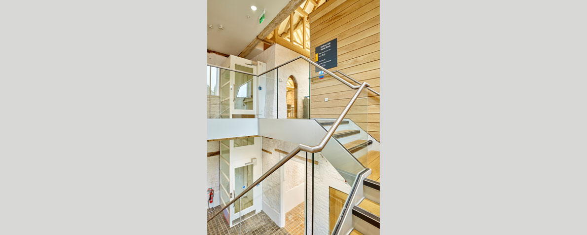 UEA Law School Refurbished Earlham Hall Outbuilding Circulation
