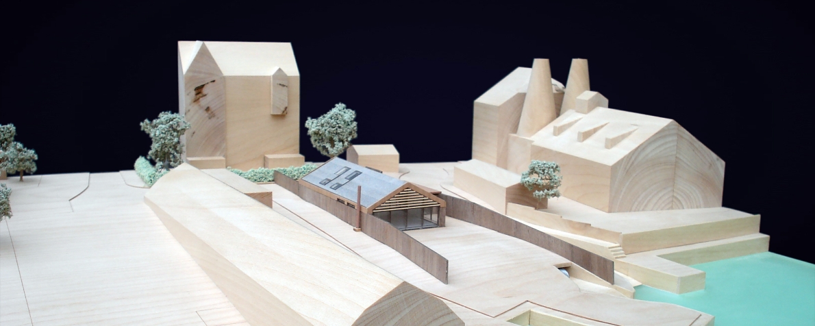 Architectural Model Trumans Yard Oulton Broad Residential Scheme