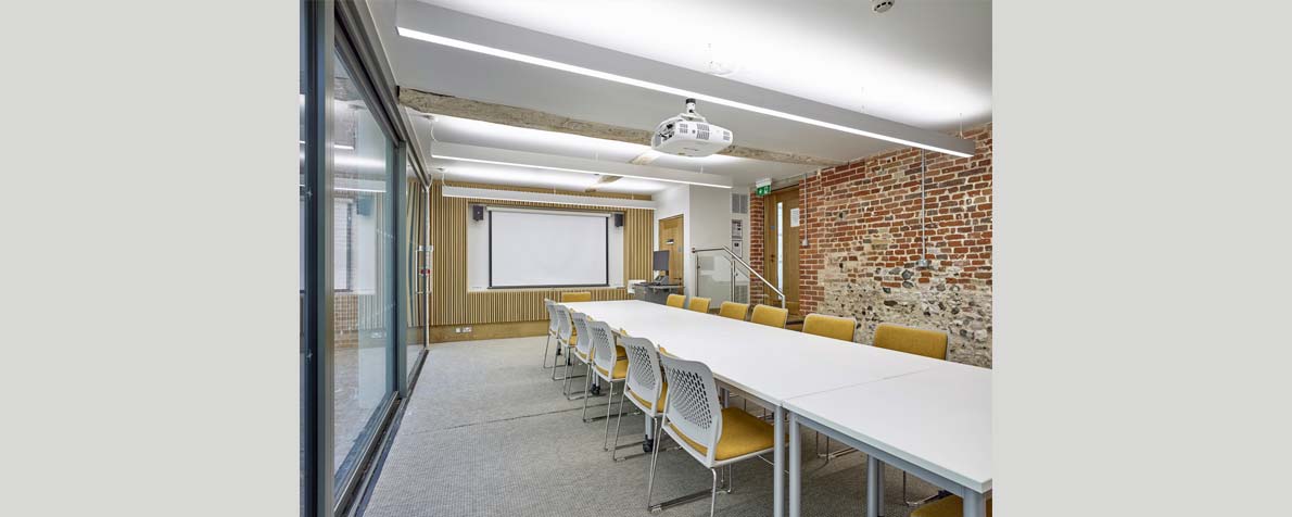 LSI Architects Earlham Hall Seminar Room