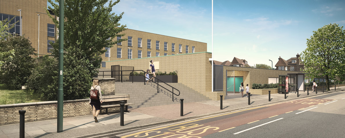 LSI Architects Lycée International de Londres Winston Churchill Wembley Swimming Pool Project