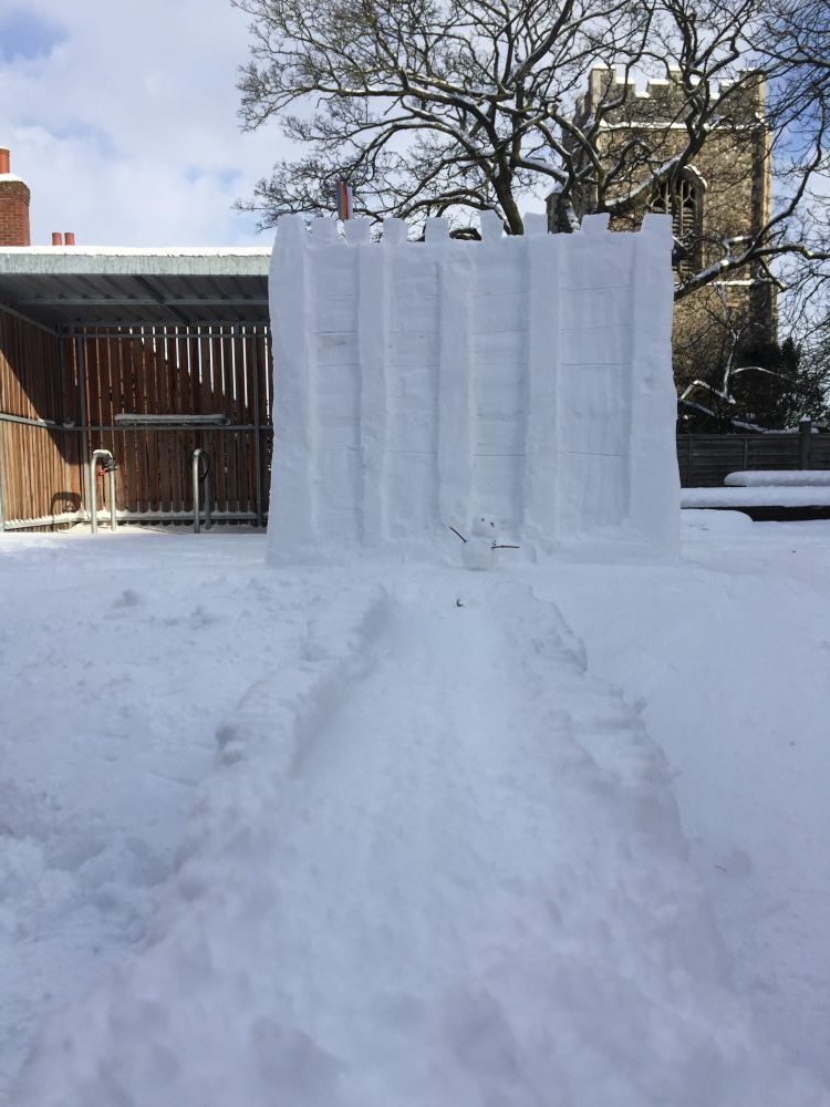 LSI Architects Norwich Castle Snow Model