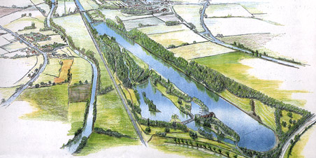 LSI Architects Cambridge Sports Lakes Sketch