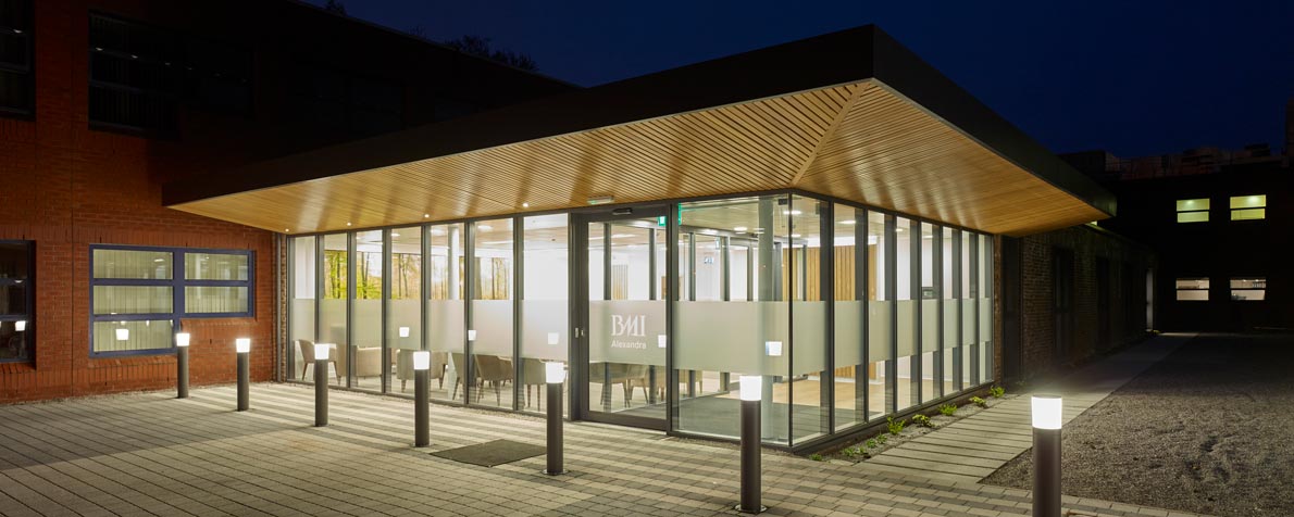 BMI The Alexandra Hospital orthopaedic services building