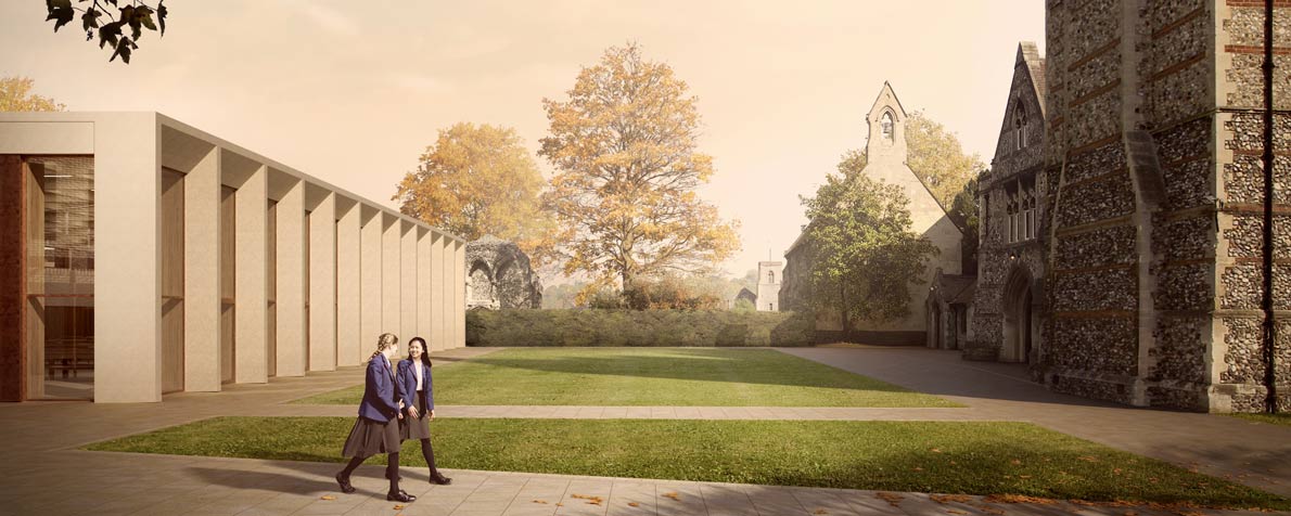 LSI-Architects- Norwich-School-Dining-and-Teaching-Facilities-Courtyard