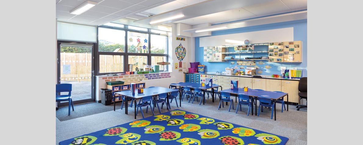 Classroom at ATAM Academy Sikh Faith School