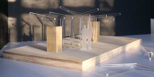 Architectural Model of UEA Bus Stop
