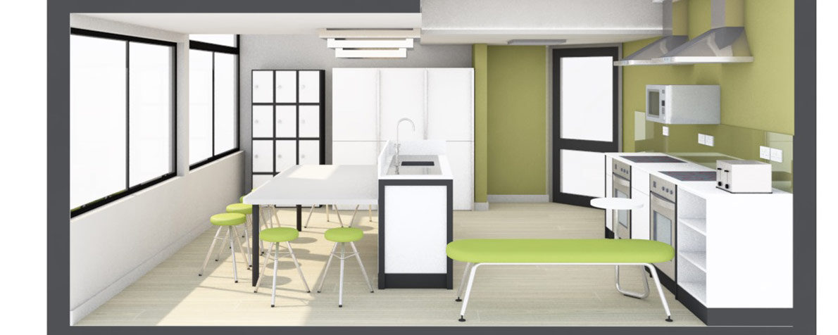 LSI Architects: Suffolk Terrace Refurb, Proposed Kitchen